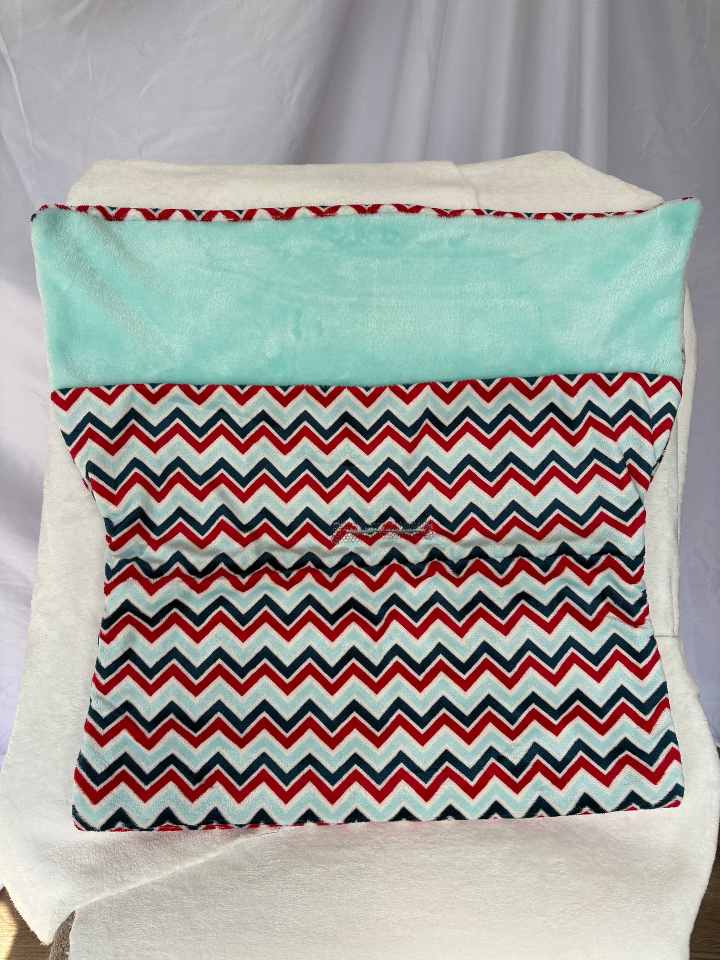 Zigzag Pouchy-BLUE