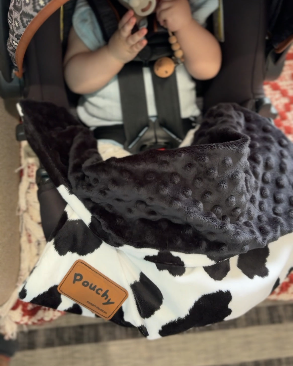 Cow Print Pouchy