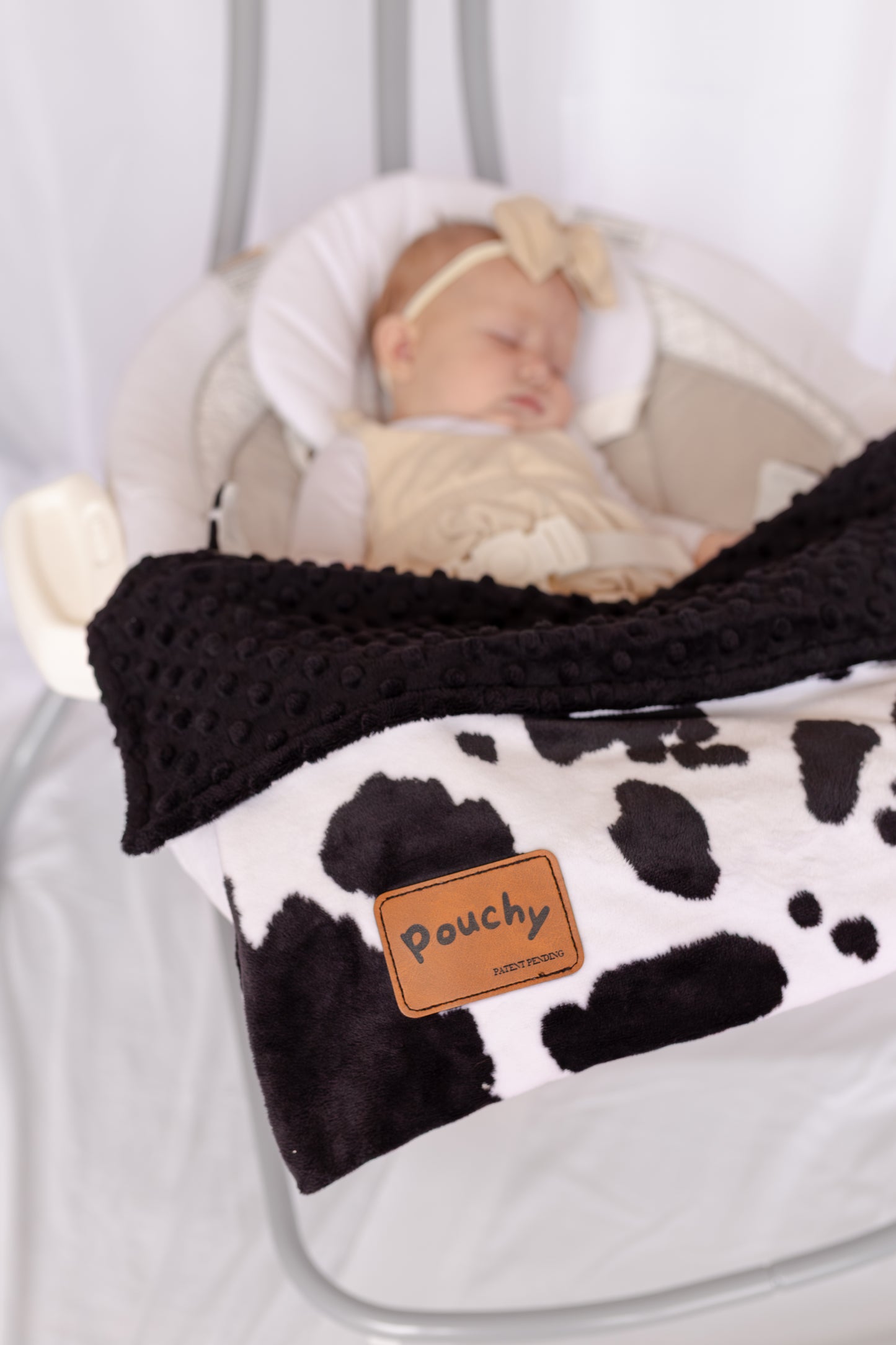 Cow Print Pouchy