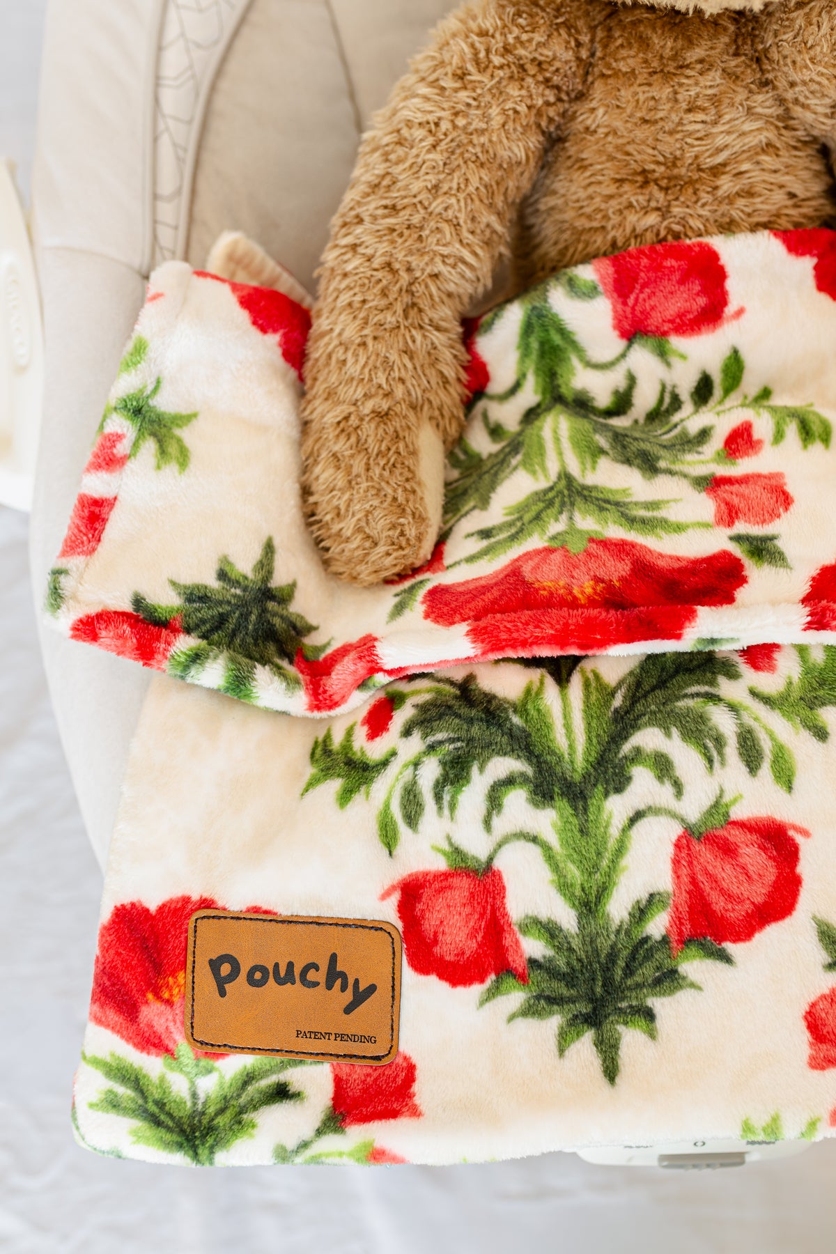 Imperfect Red Botanica Pouchy