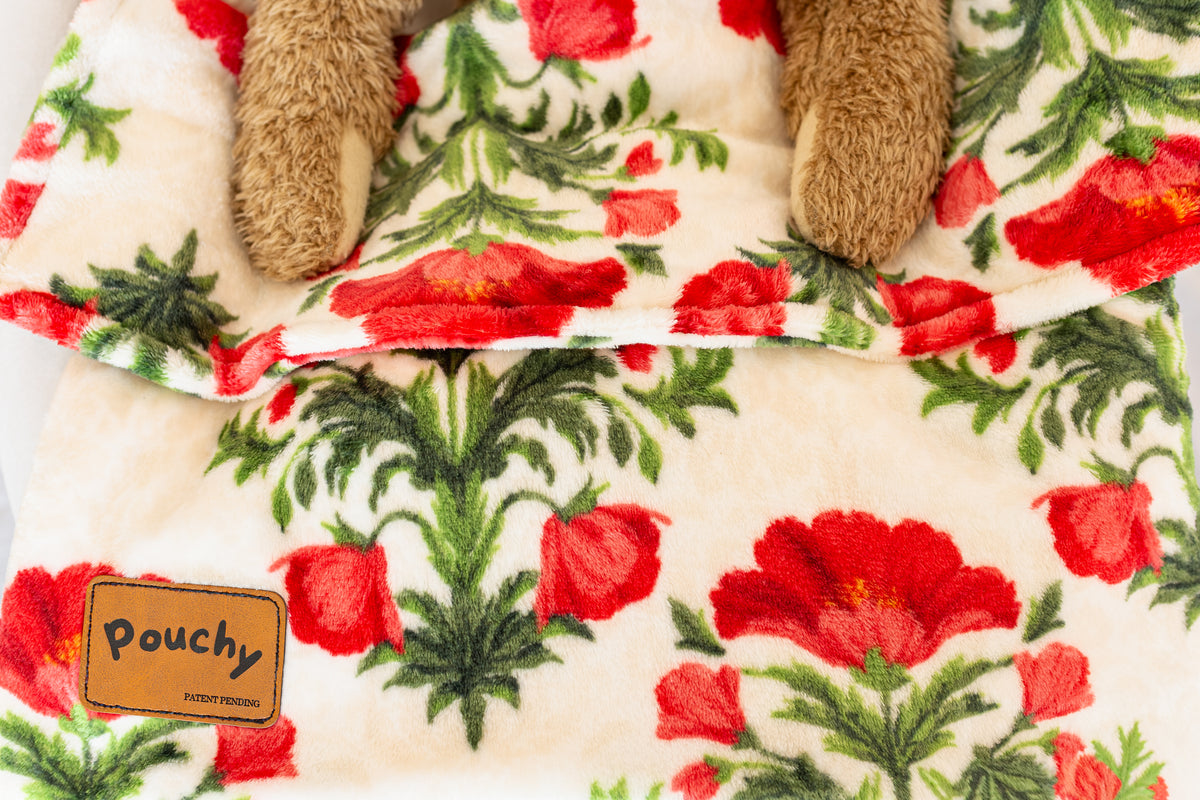 Imperfect Red Botanica Pouchy